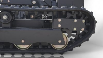 Tenk T-110 Maxi Beast - detalj gusenica i mehanizma