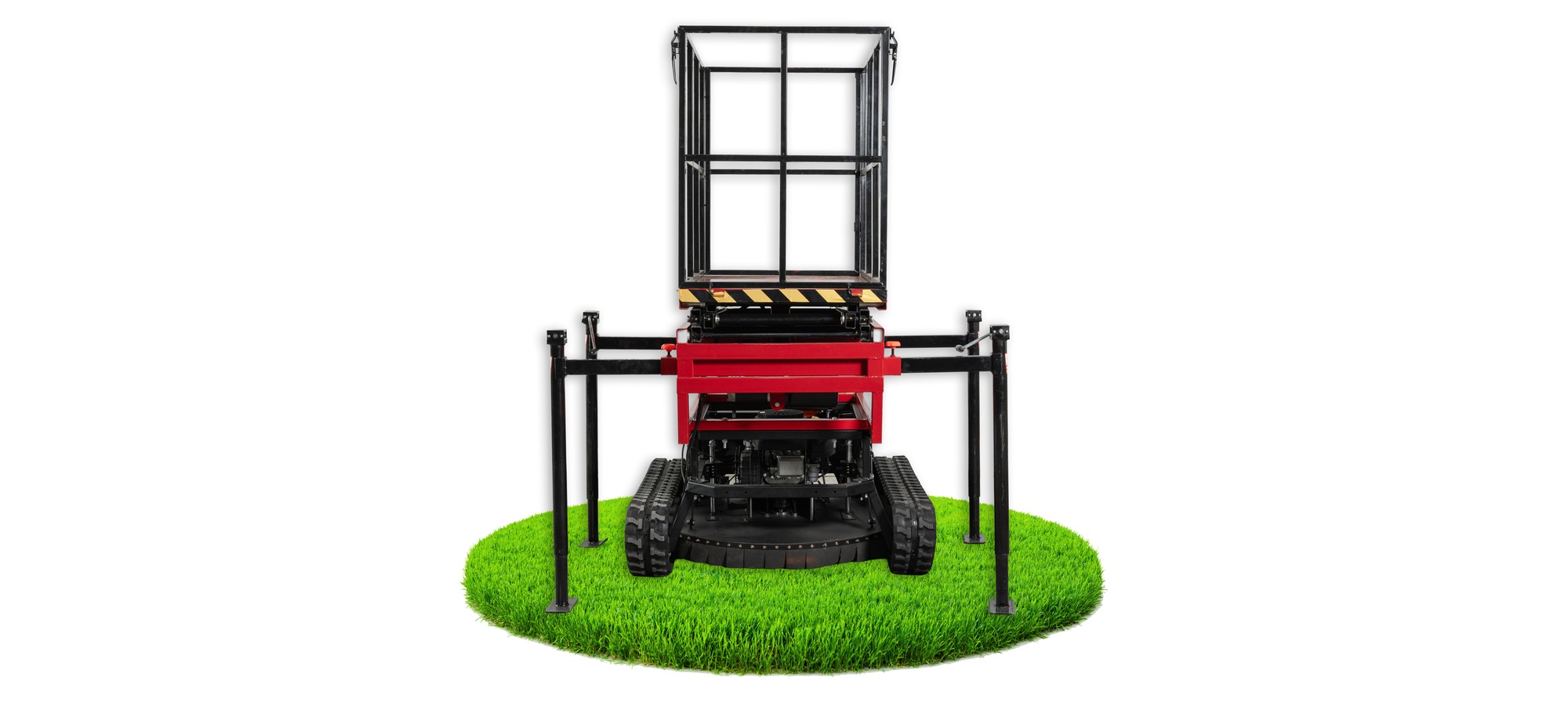 tenk-t-lift-prednji-pogled-trava T-LIFT prednji pogled, podizna platforma na travi